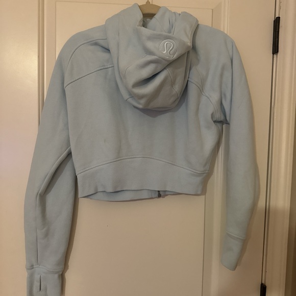 Lululemon Athletica Light Blue Zip-Up Hoodie - Picture 4 of 4